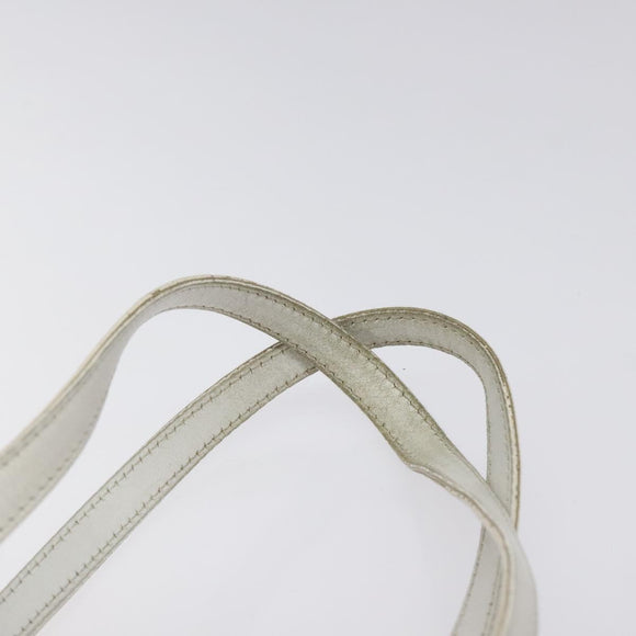 Christian Dior Trotter Canvas Tote Bag Pink Silver Auth BD2179