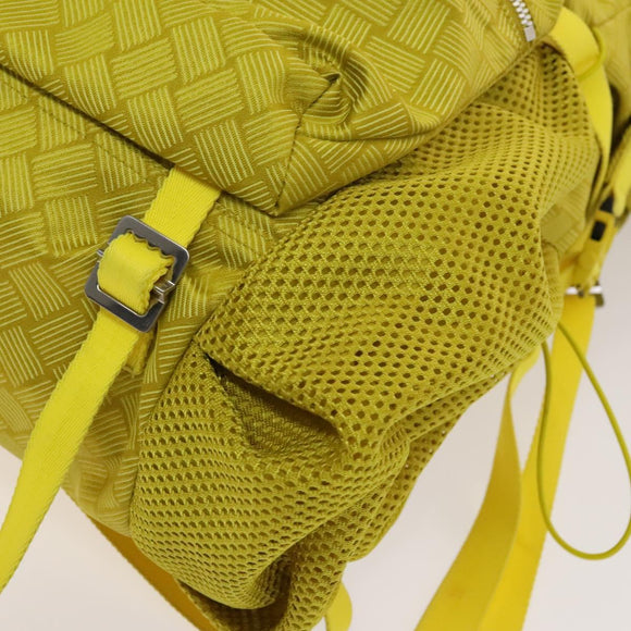 BOTTEGA VENETA Backpack Nylon Yellow Auth BD2181