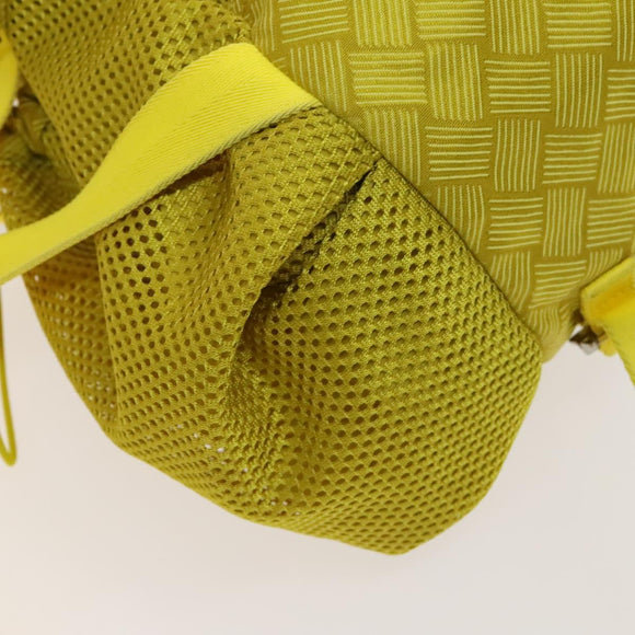 BOTTEGA VENETA Backpack Nylon Yellow Auth BD2181