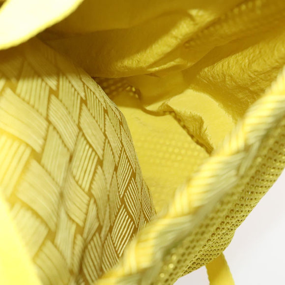 BOTTEGA VENETA Backpack Nylon Yellow Auth BD2181