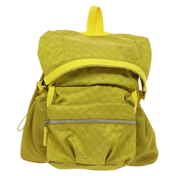 BOTTEGA VENETA Backpack Nylon Yellow Auth BD2181