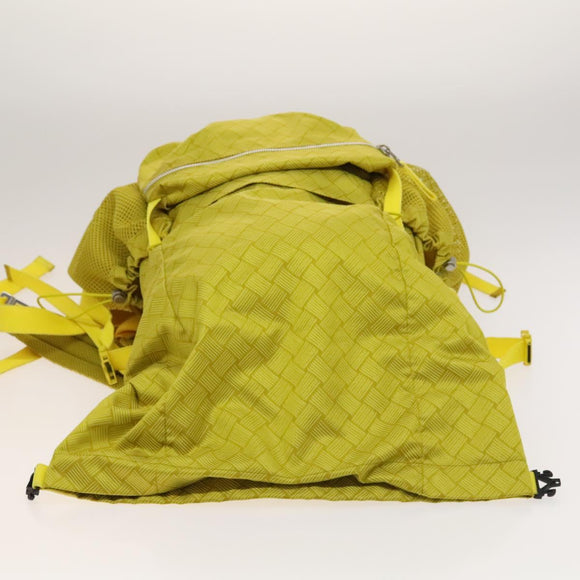 BOTTEGA VENETA Backpack Nylon Yellow Auth BD2181