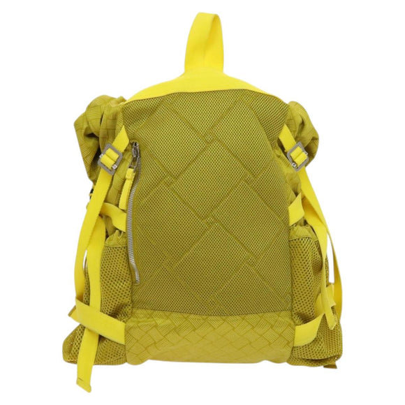 BOTTEGA VENETA Backpack Nylon Yellow Auth BD2181