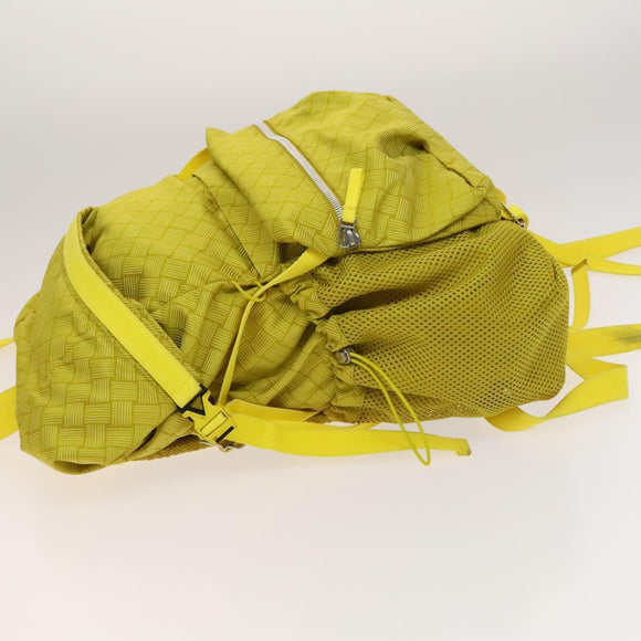 BOTTEGA VENETA Backpack Nylon Yellow Auth BD2181