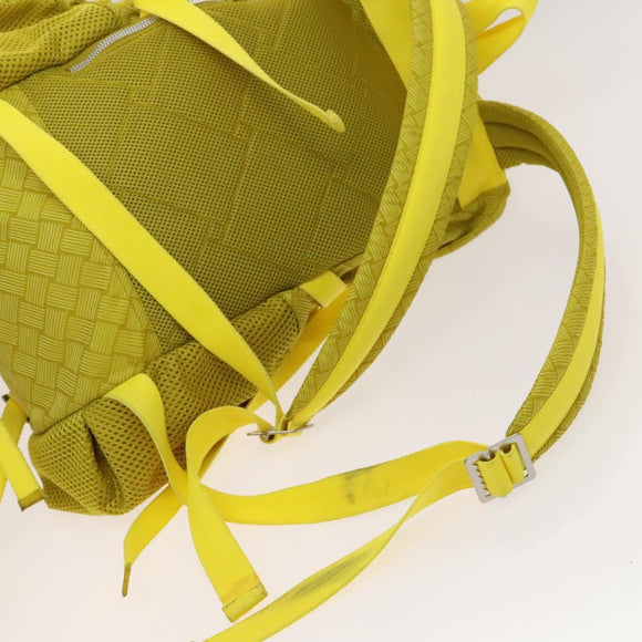 BOTTEGA VENETA Backpack Nylon Yellow Auth BD2181