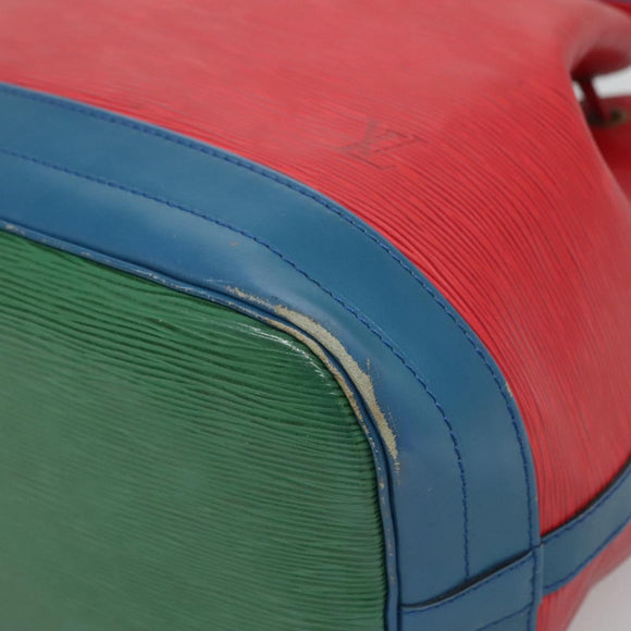 LOUIS VUITTON Epi Toriko Color Noe Bag Red Blue Green M44084 LV Auth BD2182