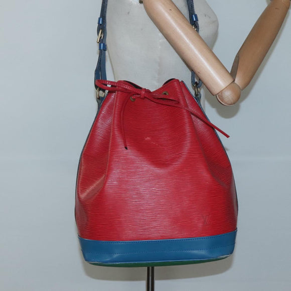 LOUIS VUITTON Epi Toriko Color Noe Bag Red Blue Green M44084 LV Auth BD2182