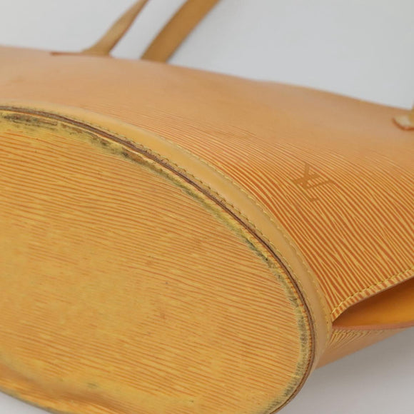 LOUIS VUITTON Epi Saint Jacques Shopping Shoulder Bag Yellow M52269 Auth BD2186