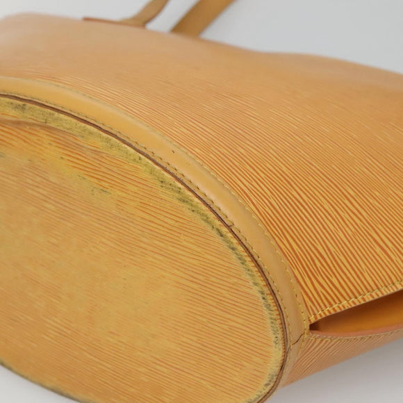 LOUIS VUITTON Epi Saint Jacques Shopping Shoulder Bag Yellow M52269 Auth BD2186