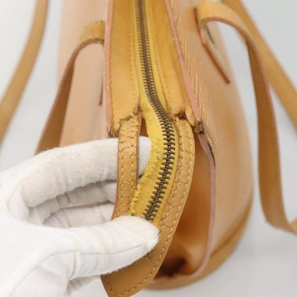 LOUIS VUITTON Epi Saint Jacques Shopping Shoulder Bag Yellow M52269 Auth BD2186