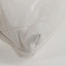 CHANEL Bicolore Chain Chanel 22 Mini Bag Lamb Skin 2way White CC Auth BD2189M-16