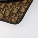 Christian Dior Trotter Canvas Shoulder Bag Brown Auth BD219-8
