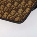Christian Dior Trotter Canvas Shoulder Bag Brown Auth BD219-16