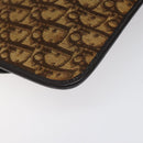 Christian Dior Trotter Canvas Shoulder Bag Brown Auth BD219-17