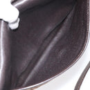 Christian Dior Trotter Canvas Shoulder Bag Brown Auth BD219-11