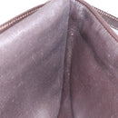 Christian Dior Trotter Canvas Shoulder Bag Brown Auth BD219-19