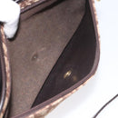 Christian Dior Trotter Canvas Shoulder Bag Brown Auth BD219-12