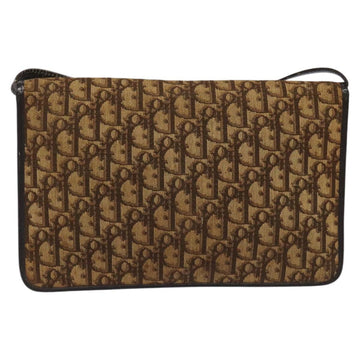 Christian Dior Trotter Canvas Shoulder Bag Brown Auth BD219 - 0