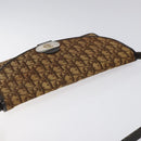 Christian Dior Trotter Canvas Shoulder Bag Brown Auth BD219-6