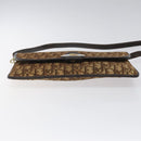 Christian Dior Trotter Canvas Shoulder Bag Brown Auth BD219-5