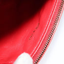 CHANEL Matelasse Waist bag Caviar Skin Red Gold CC Auth BD2190-20