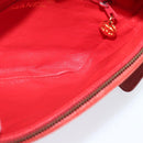 CHANEL Matelasse Waist bag Caviar Skin Red Gold CC Auth BD2190-21