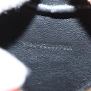 SAINT LAURENT Chain Shoulder Bag Leather Red Gold Auth BD2192M-21