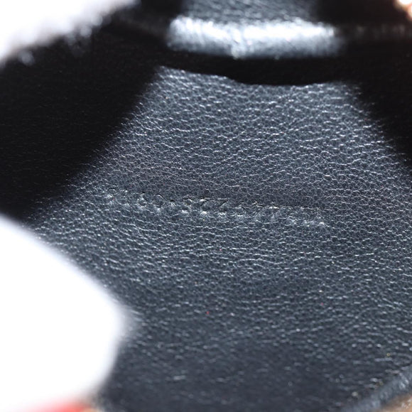 SAINT LAURENT Chain Shoulder Bag Leather Red Gold Auth BD2192M