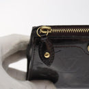 LOUIS VUITTON Monogram Vernis Trousse Cosmetics Amarante M93564 LV Auth BD2193-8