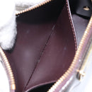 LOUIS VUITTON Monogram Vernis Trousse Cosmetics Amarante M93564 LV Auth BD2193-11