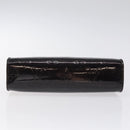 LOUIS VUITTON Monogram Vernis Trousse Cosmetics Amarante M93564 LV Auth BD2193-6