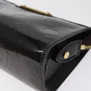 LOUIS VUITTON Monogram Vernis Trousse Cosmetics Amarante M93564 LV Auth BD2193-7