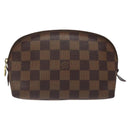 LOUIS VUITTON Damier Ebene Pochette Cosmetic PM Pouch N47516 LV Auth BD2195-13