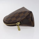 LOUIS VUITTON Damier Ebene Pochette Cosmetic PM Pouch N47516 LV Auth BD2195-4