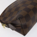 LOUIS VUITTON Damier Ebene Pochette Cosmetic PM Pouch N47516 LV Auth BD2195-14