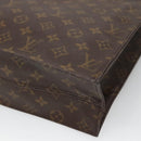 LOUIS VUITTON Monogram Sac Plat Hand Bag M51140 LV Auth BD2205-15