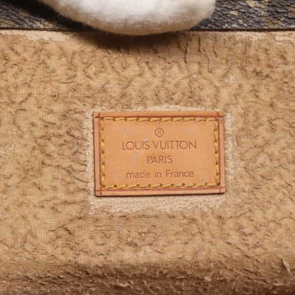 LOUIS VUITTON Monogram Sac Plat Hand Bag M51140 LV Auth BD2205