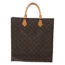 LOUIS VUITTON Monogram Sac Plat Hand Bag M51140 LV Auth BD2205-13