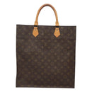 LOUIS VUITTON Monogram Sac Plat Hand Bag M51140 LV Auth BD2205-2