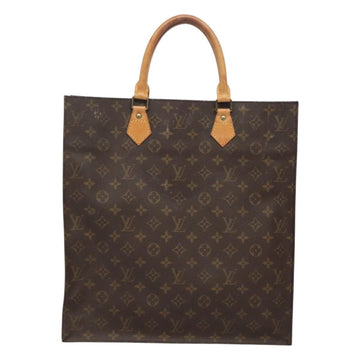 LOUIS VUITTON Monogram Sac Plat Hand Bag M51140 LV Auth BD2205 - 0
