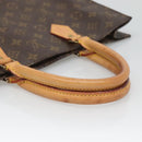 LOUIS VUITTON Monogram Sac Plat Hand Bag M51140 LV Auth BD2205-7
