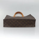 LOUIS VUITTON Monogram Sac Plat Hand Bag M51140 LV Auth BD2205-5