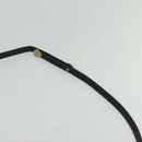 Christian Dior Trotter Canvas Shoulder Bag Navy Gold Auth BD2210-8