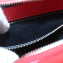 BALENCIAGA Cable Shopper S Hand Bag Leather 2way Red Silver 371177 Auth BD2212-21