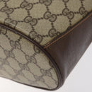 GUCCI GG Supreme Web Sherry Line Shoulder Bag PVC Beige 40 02 081 Auth BD2229-9