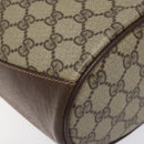 GUCCI GG Supreme Web Sherry Line Shoulder Bag PVC Beige 40 02 081 Auth BD2229-14