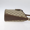 GUCCI GG Supreme Web Sherry Line Shoulder Bag PVC Beige 40 02 081 Auth BD2229-3
