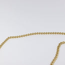 Salvatore Ferragamo Gancini Chain Shoulder Bag Leather Black Gold Auth BD223-8