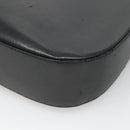 Salvatore Ferragamo Gancini Shoulder Bag Safiano leather Black Auth BD2230-12