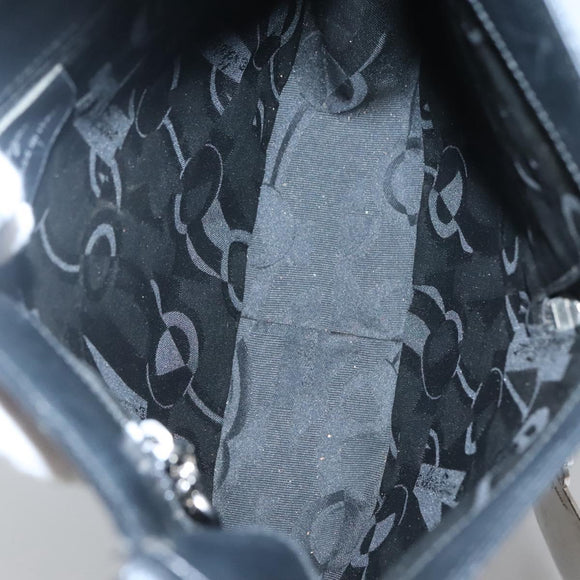 Salvatore Ferragamo Gancini Shoulder Bag Safiano leather Black Auth BD2230